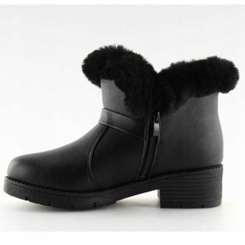 Black Botas negras de mujer SJ1820-1 Black negro 3