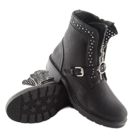 Botas negras para mujer BH135-KB Black negro 7
