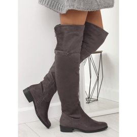 Bota mosquetero gris 7531-PG Gris 2