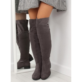 Bota mosquetero gris 7531-PG Gris 1