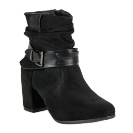 Nio Nio Botines de ante negros 4
