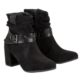 Nio Nio Botines de ante negros 1