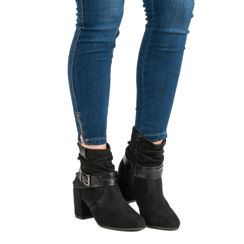 Nio Nio Botines de ante negros 2