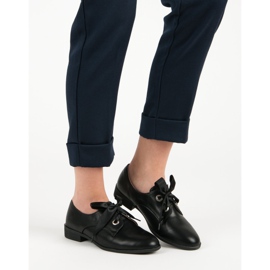 Tina&Co Zapatos brogues atados negro 1