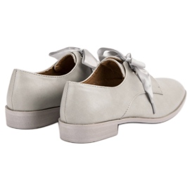 Tina&Co Zapatos brogues atados gris 1