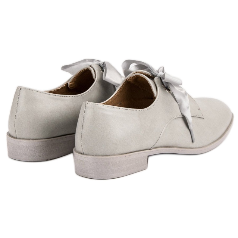 Tina&Co Zapatos brogues atados gris 1