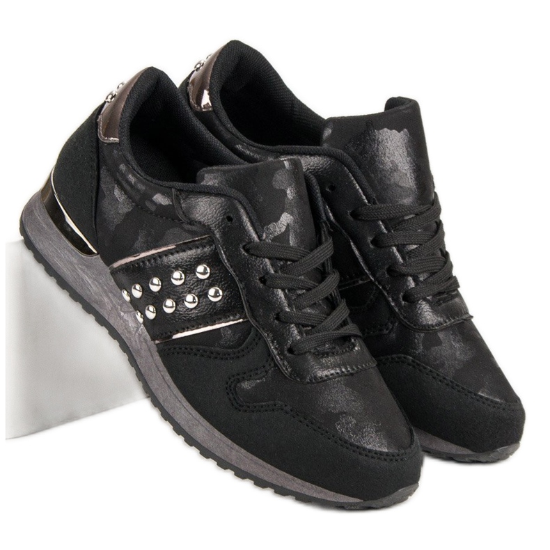 Calzado deportivo de moda negro gris 1 Calzado deportivo de moda negro gris 1