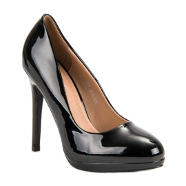 Seastar Sexy tacones lacados negro 4