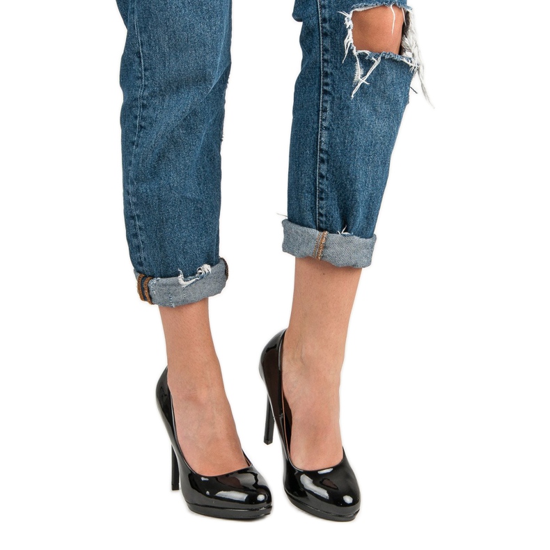 Seastar Sexy tacones lacados negro 2