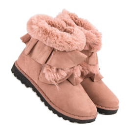 Seastar Botas de polvo con volante rosado 7