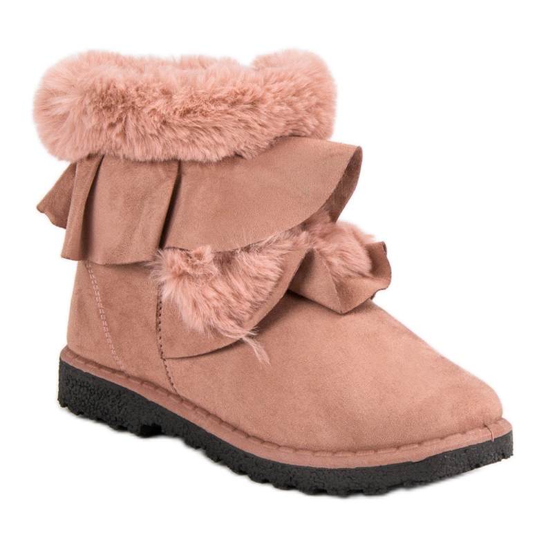 Seastar Botas de polvo con volante rosa 1