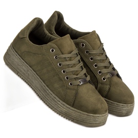 Zapatillas en la plataforma MCKEYLOR verde 6