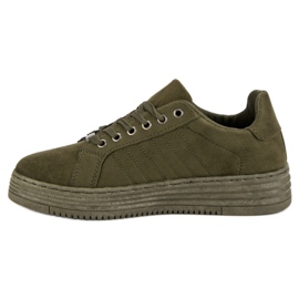 Zapatillas en la plataforma MCKEYLOR verde 4