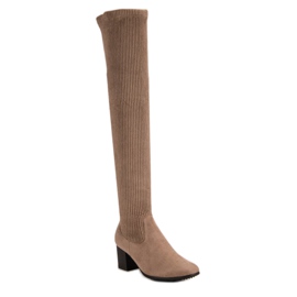 Botas VINCEZA beige 2