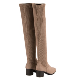 Botas VINCEZA beige 4