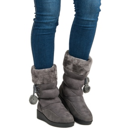 Seastar Botas de nieve grises 6