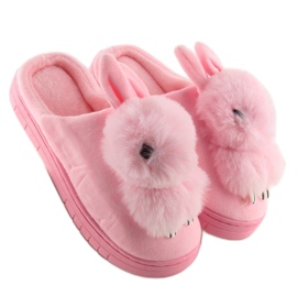 Zapatillas mujer rosa conejitos MA01 Rosa 2