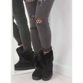 Botas de nieve negras de mujer LV58 Black negro 1