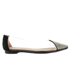 Bailarinas transparentes negras LT111P Black negro 3