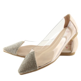 Bailarinas transparentes beige LT111P Apricot 2 Bailarinas transparentes beige LT111P Apricot 2