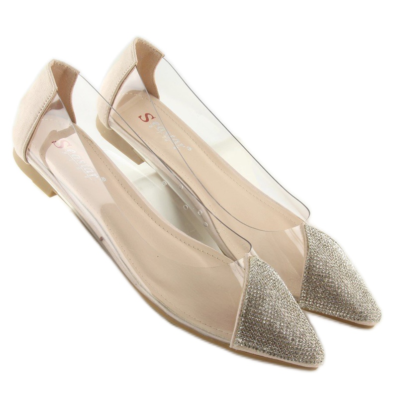 Bailarinas transparentes beige LT111P Apricot 1 Bailarinas transparentes beige LT111P Apricot 1