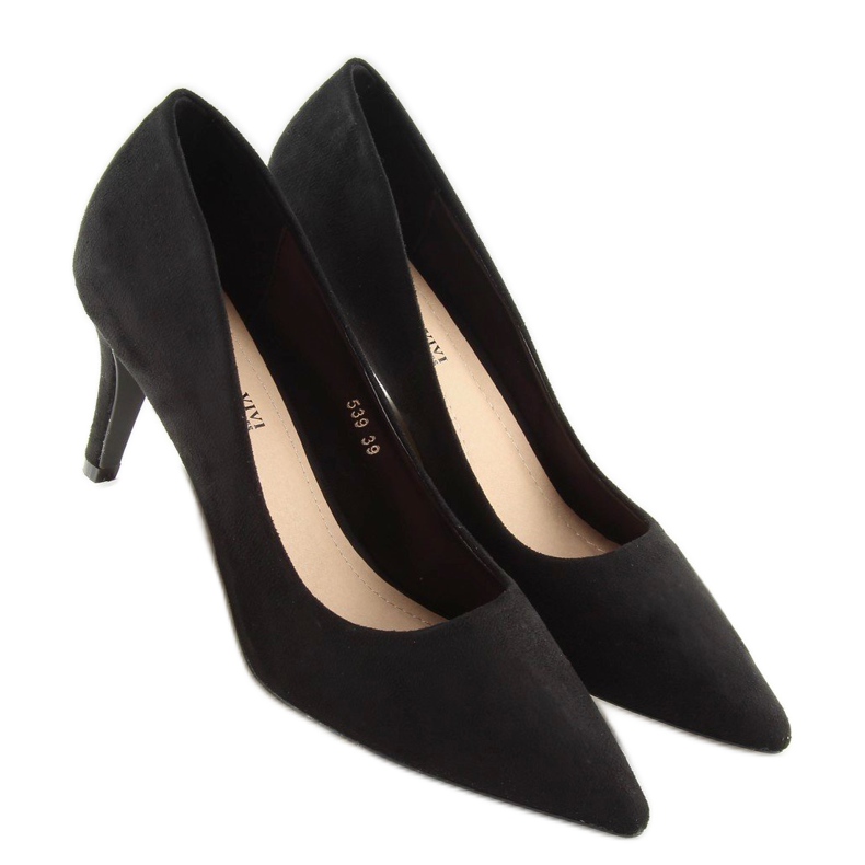 Zapatos de tacón en un negro 539 Black pin 1 Zapatos de tacón en un negro 539 Black pin 1