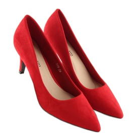 Zapatos de tacón en un rojo 539 Red stiletto 1
