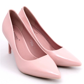BM Zapatos de salón en rosa LE011P-ST Rosa rosado 3