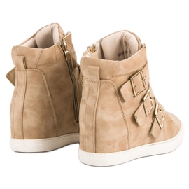 Mazzoni Zapatillas cómodas marrón 4