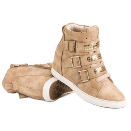 Mazzoni Zapatillas cómodas marrón 5