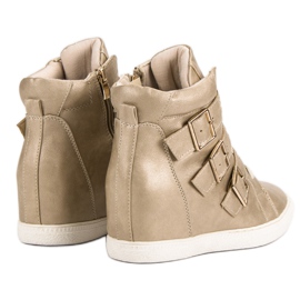 Mazzoni Zapatillas cómodas marrón 4