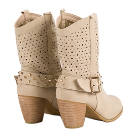 Mazzoni Botas caladas marrón 4
