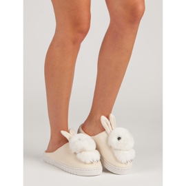 Pantuflas calientes marrón 1 Pantuflas calientes marrón 1