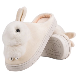 Pantuflas calientes marrón 6