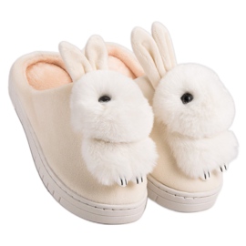 Pantuflas calientes marrón 7