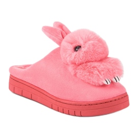 Pantuflas calientes rosado 3