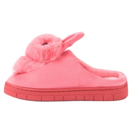 Pantuflas calientes rosado 4