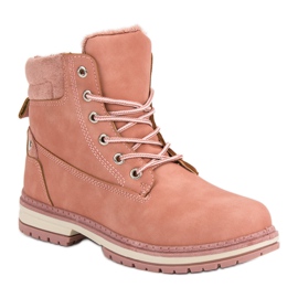 Juliet Botas de montaña cálidas rosado 3