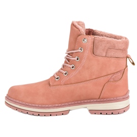 Juliet Botas de montaña cálidas rosado 4