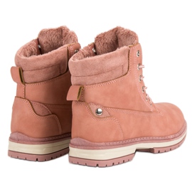 Juliet Botas de montaña cálidas rosado 5