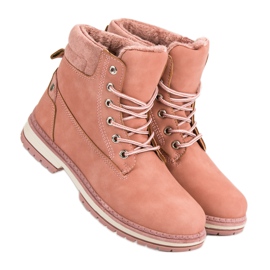Juliet Botas de montaña cálidas rosado 7