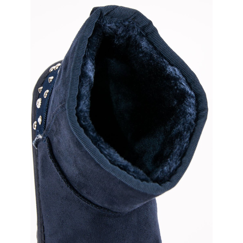 Mukluki azul marino con chorros 1
