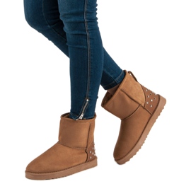 Camello mukluki con chorros marrón 2 Camello mukluki con chorros marrón 2