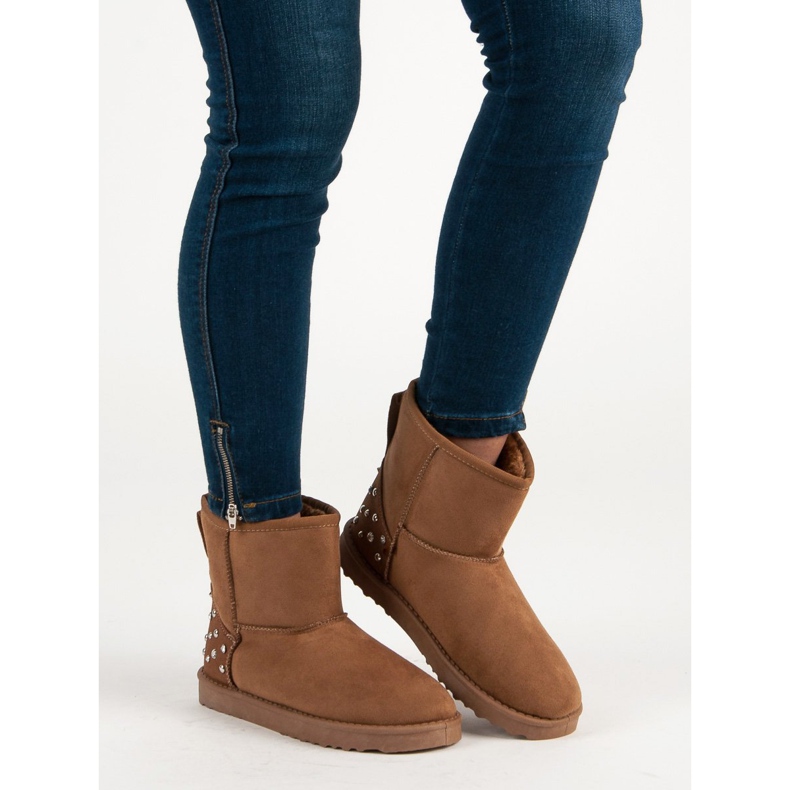 Camello mukluki con chorros marrón 1