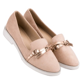 Emaks Mocasines de ante rosado 3