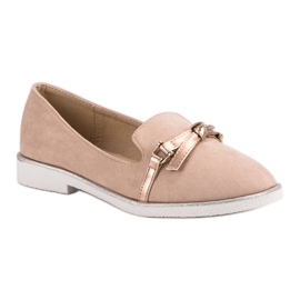 Emaks Mocasines de ante rosado 5