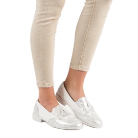 Tina&Co Mocasines con flecos gris 1 Tina&Co Mocasines con flecos gris 1