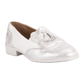 Tina&Co Mocasines con flecos gris 5