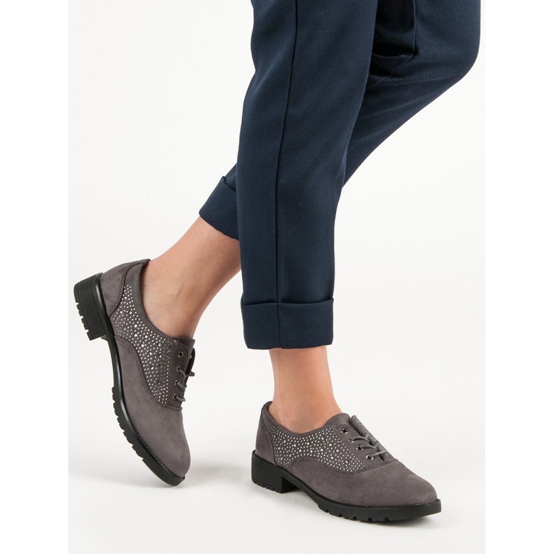 Zapatos de ante grises 2