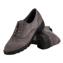 Zapatos de ante grises 4